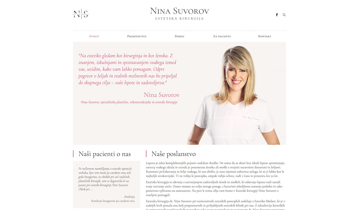 Estetska hirurgija Nina Suvorov